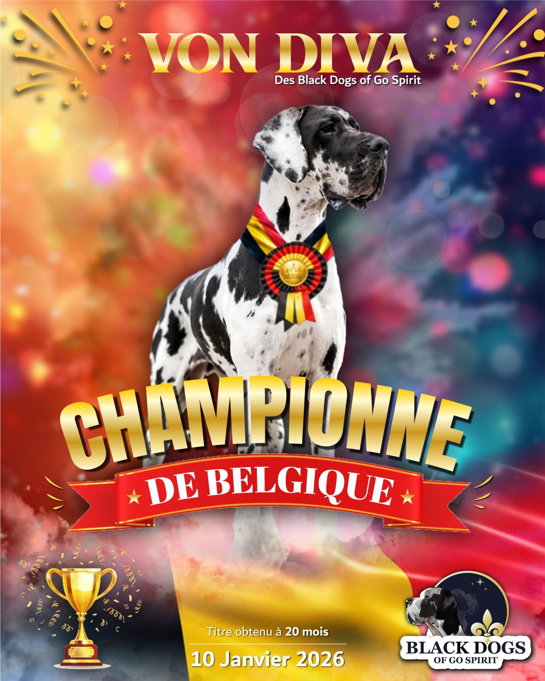 Une nouvelle Championne née a l élevage